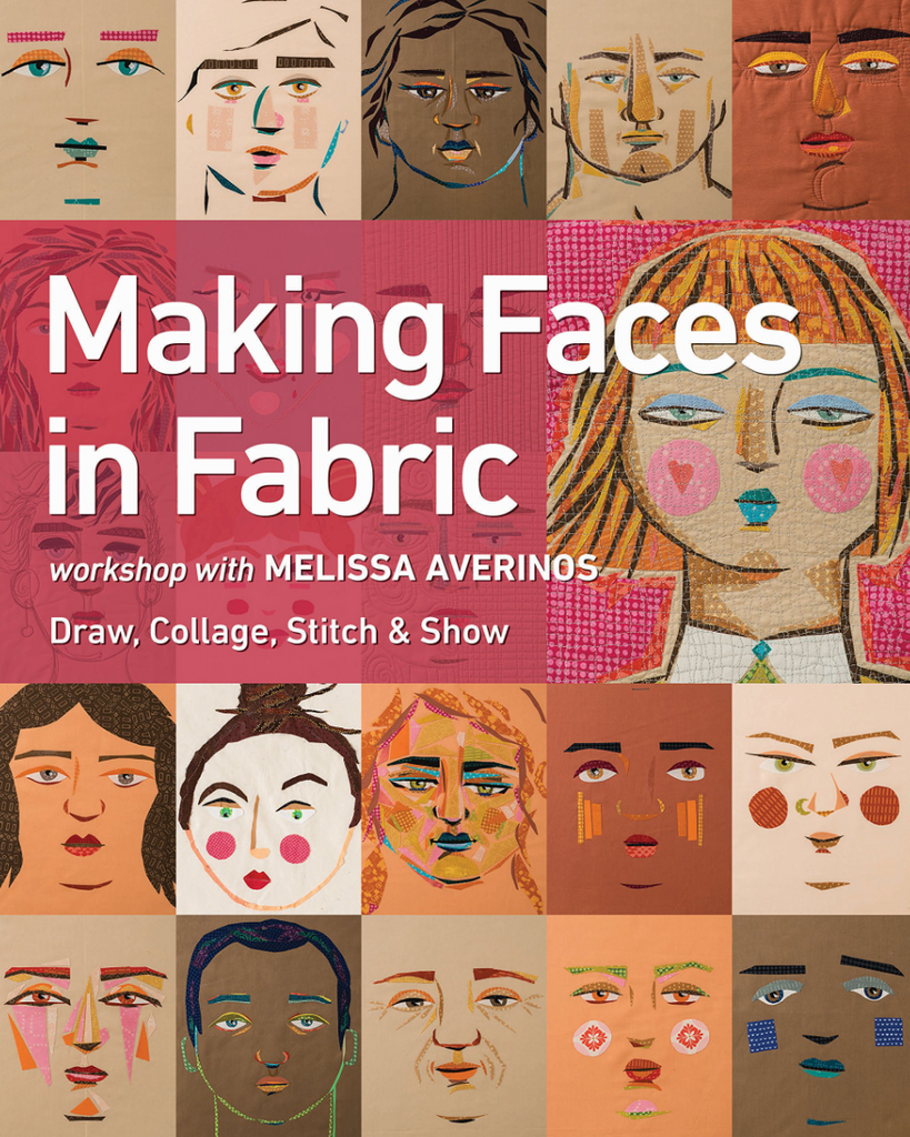 my  book 'Making Faces In Fabric' is now available in the shop!