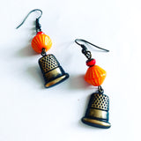 THIMBLE SEWJO earrings (different colors available)