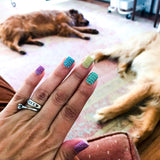 STITCHY - yummygoods exclusive! nail wraps (glitter!)