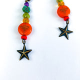 RAINBOW BEE with STAR DROP earrings
