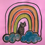 RETRO RAINBOW CAT original artwork