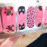POPPYCATS - yummygoods exclusive! nail wraps (with glitter poppies!)