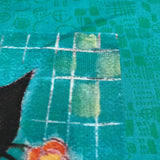 CAT IN A SWEATER VEST 10"x10" fabric panel