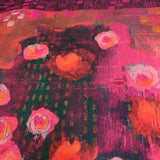 FLOWER BOUQUET 14x14" large fabric panel