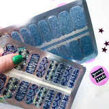 SHIBORI nail wraps (translucent)