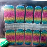 CANDY OMBRE GLITTER nail wraps