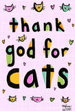 THANK GOD FOR CATS magnet