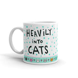 HEAVILY INTO CATS Mug - Melissa Averinos
