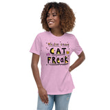 WHISKER-SAVING CAT FREAK Women's Relaxed T-Shirt