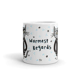 DAVID ROSE WARMEST REGARDS mug