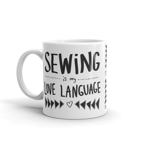 SEWING IS MY LOVE LANGUAGE Mug - Melissa Averinos