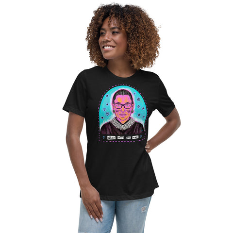 RBG WHEN THERE ARE NINE Women's Relaxed T-Shirt