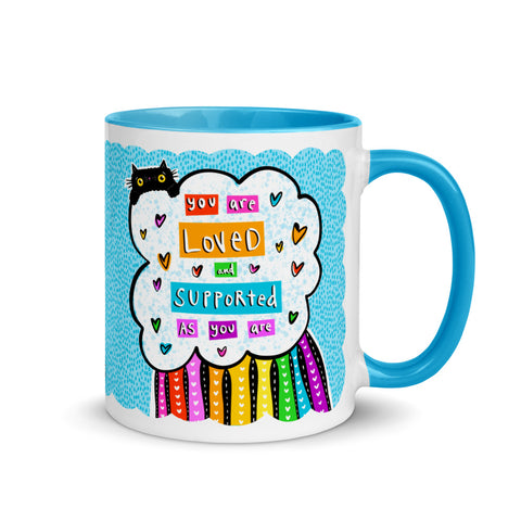 YOU ARE LOVED two-tone mug